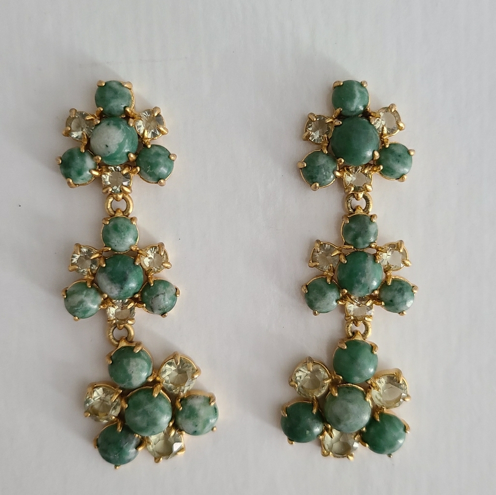 Stone earrings